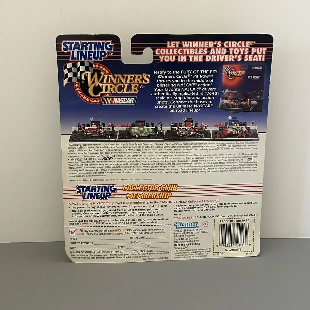 NASCAR Starting Lineup Winners Circle Bobby Labonte #18 Series 1 Lot of 2 NOS